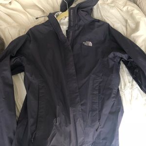 Women’s North Face rain jacket - size medium